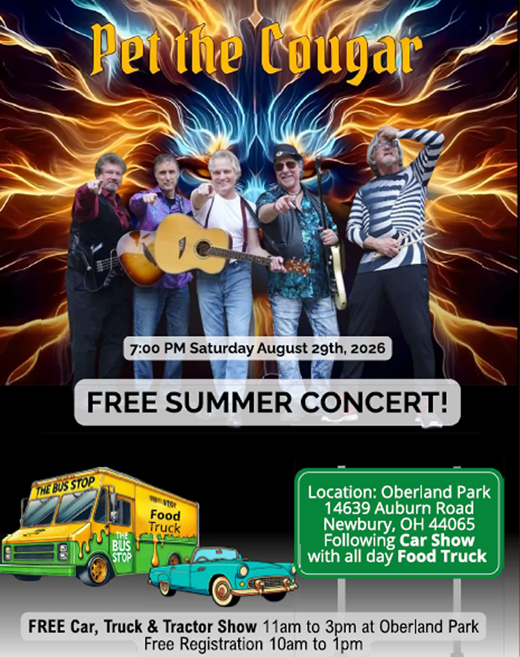 Free Summer Concert 2026 - Pet the Cougar